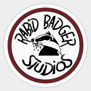 Rabid Badger Logo Sticker